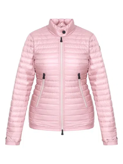 Moncler Women's Pontaix Short Down Jacket In Pink