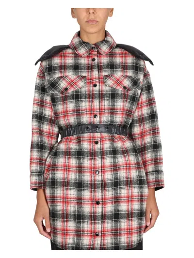 MONCLER WOMEN'S REVERSIBLE PADDED SHIRT DRESS | SIZE 38 | 2G00010