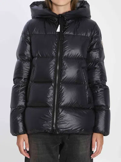 Moncler Women Serittes Puffer Jacket In Black
