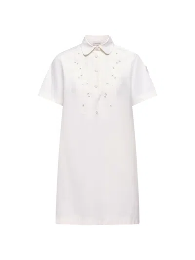 Moncler Women's Shirt Dress In White
