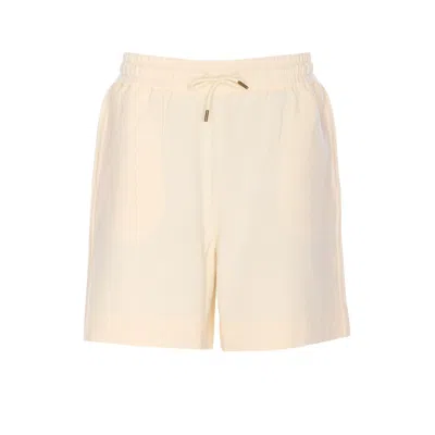 Moncler Women Shorts In Neutral