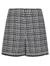 Moncler Women Tartan Shorts In Multi