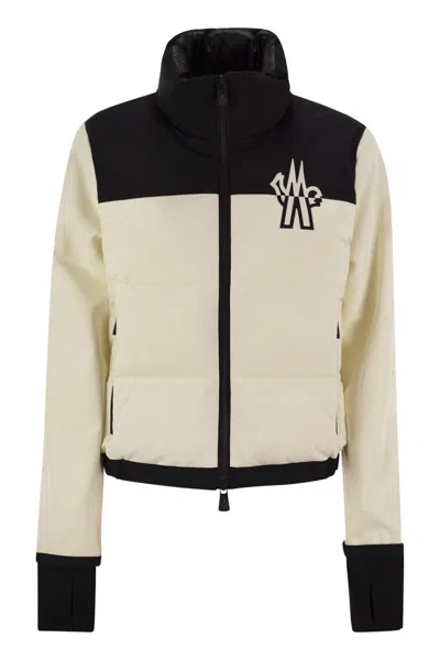 MONCLER WOMEN'S TECHNICAL FABRIC CARDIGAN