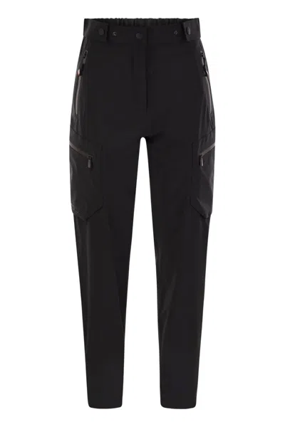 Moncler Women's Technical Fabric Joggers In Black