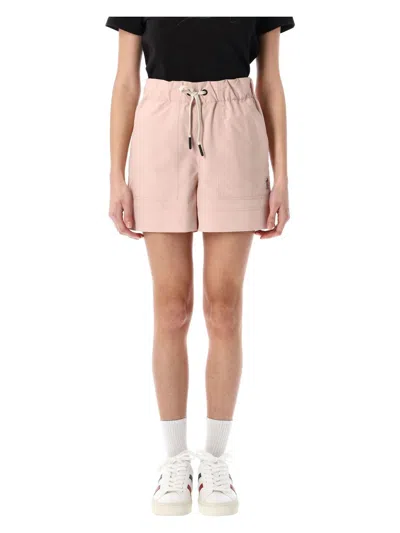 MONCLER WOMEN'S TECHNICAL FROISSÃ© SHORTS
