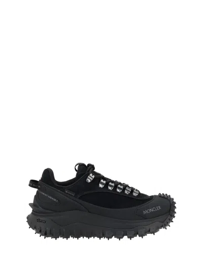 Moncler Women Trailgrip Apex Sneakers In Black
