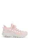 Moncler Trailgrip Lite2 Sneakers With Rugged Sole And Distinctive Logo In Pink & Purple