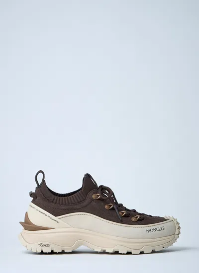 Moncler Women Trailgrip Lite3 Sneakers In Brown