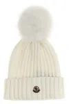 Moncler Tricot Hats White In White