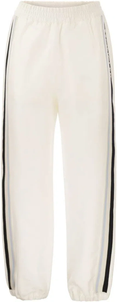 MONCLER WOMEN'S TWILL JOGGERS