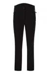 Moncler Black Stretch Pants In Black