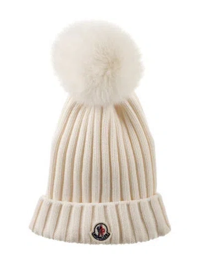 Pre-owned Moncler Women's Winter Beanie In Neutral