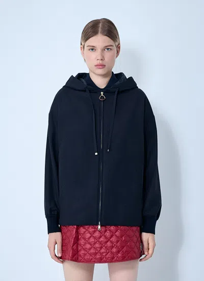 Moncler Women Wool-blend Zip-up Sweatshirt