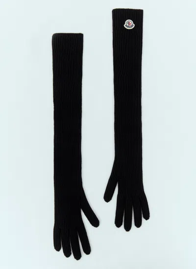 Moncler Women Wool Knit Gloves