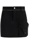 Moncler Genius X Willow Smith Belt-loop Skirt In Black