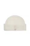 Moncler Women's X Willow Smith Wool Beanie Hat In White