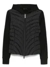 Moncler Zip Up Sweaters And Cardigans In 999 Noir