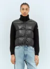 Moncler Women Zip-up Padded Cardigan In Black