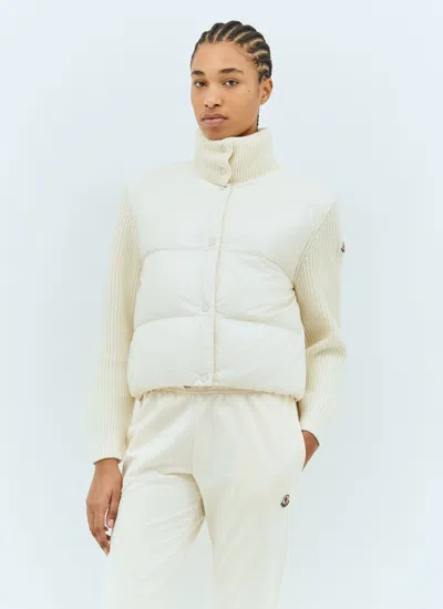 Moncler Women Zip-up Padded Cardigan In Multi