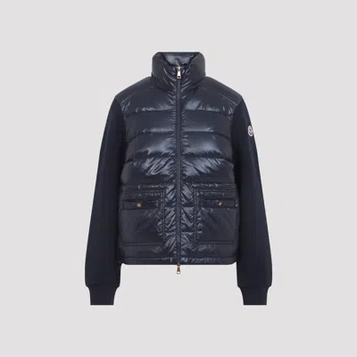 Moncler Women's Zip-up Cardigan Jacket In Blue