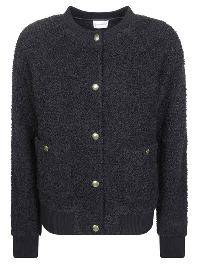 Moncler Women's Zip-up Cardigan In Blue