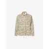 Moncler Saulon Technical Twill Field Jacket In Animal Print