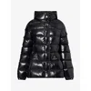 Moncler Womens Barante Hooded Shell-down Jacket Black In Black