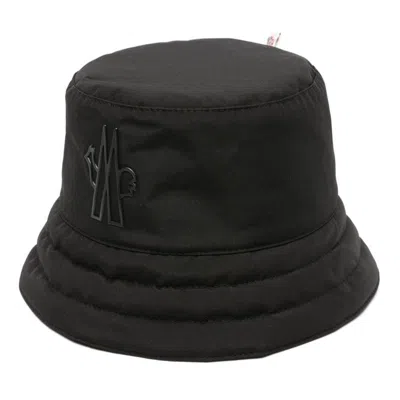 Moncler Logo-patch Gore-tex Bucket Hat In Black