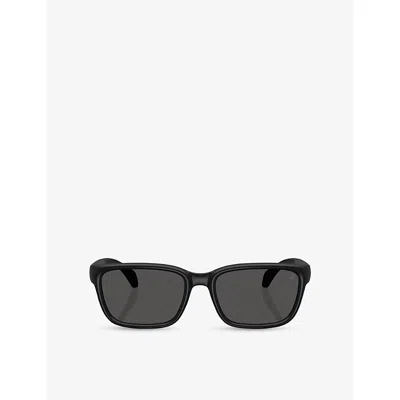 Moncler Me8002 Slicka Pillow-frame Injected Sunglasses In Black