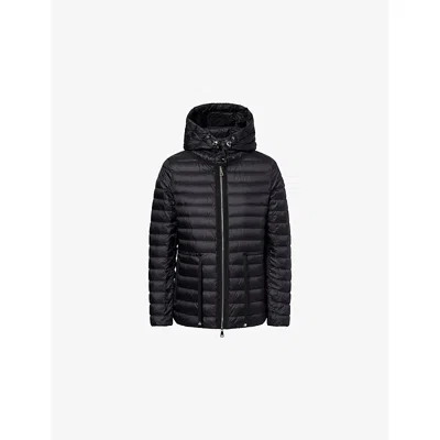 Moncler Womens Black Raie Short Quilted Shell-down Jacket