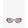 Moncler Unisex Sunglasses Me8006 Caprice In Grey