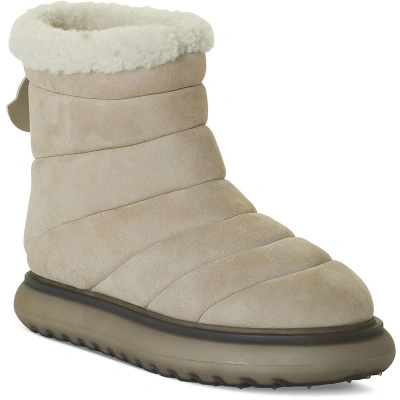 Pre-owned Moncler Womens Hermosa Ankle Cold Weather Winter & Snow Boots Shoes Bhfo 6348 In Light Beige