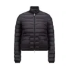 Moncler Womens Lans Packable Short Down Jacket In Brown