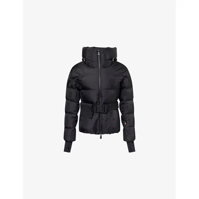 Moncler Womens Black Bouquetin Padded Shell-down Jacket