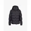 Moncler Maya 70 Micro Matte Puffer Jacket In Black