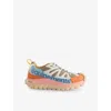 Moncler Chunky Sole Mesh Panels Pull Tab Sneakers