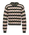 Moncler Striped-pattern Sweater In Multi