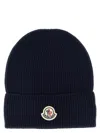 Moncler Wool And Cashmere Beanie In Blue