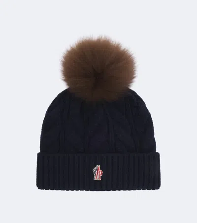Moncler Grenoble Wool And Cashmere Beanie In Multi