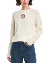 Moncler Wool & Cashmere-blend Sweater In White
