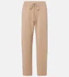 Moncler Wool And Cashmere Sweatpants In Black