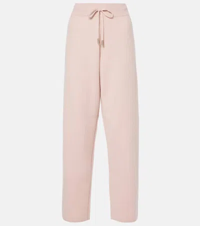 MONCLER WOOL AND CASHMERE SWEATPANTS