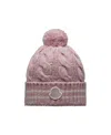 Moncler Wool Ball Hat In Multicolor