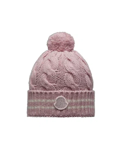 Moncler Wool Ball Hat In Multicolor