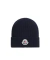 Moncler Wool And Cashmere Hat In Black