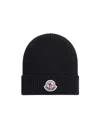 Moncler Wool &amp; Cashmere Beanie In Black
