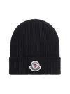 Moncler Wool Beanie Black