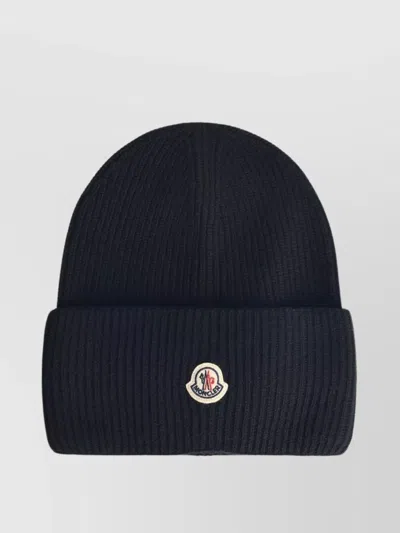 Moncler Wool Beanie Folded Cuff