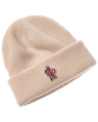 Moncler Wool Beanie In Neutral