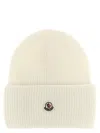Moncler Wool Beanie In White